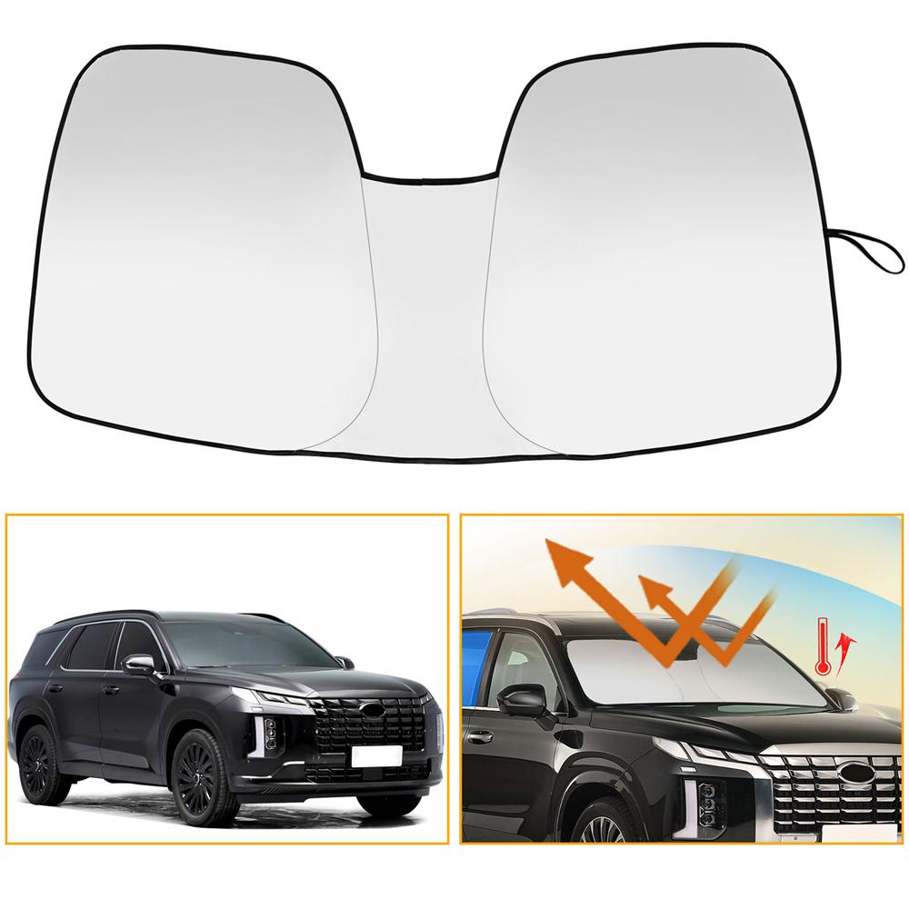 

For Hyundai Palisade 2020-2025 Car Windshield Visor Sunscreen Window Sun Shade Blocks Parasol Coche UV Rays Driver Protection