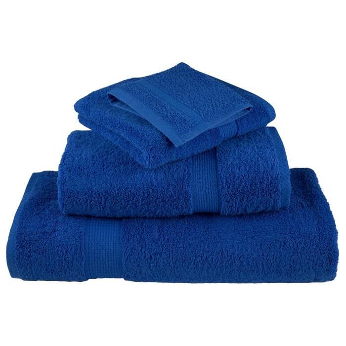 VidaXL Ensemble de Serviettes de Qualité Supérieure 12 pcs, Essuie-mains, Serviettes de Douche, Draps de Bain, Serviettes 137572