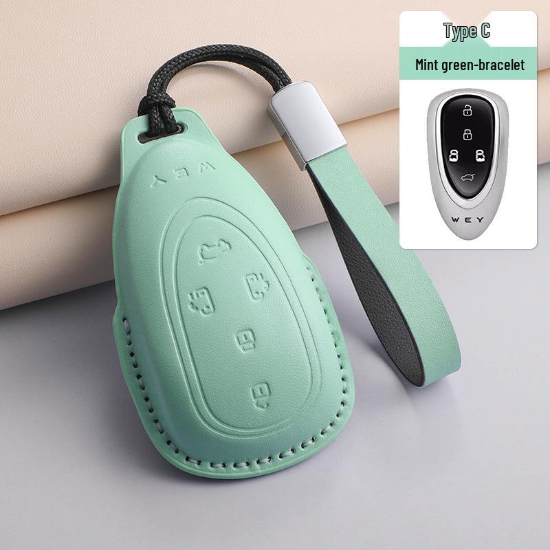 Great Wall WEY Blue Mountain Sheepskin 3D Key Fob Cover