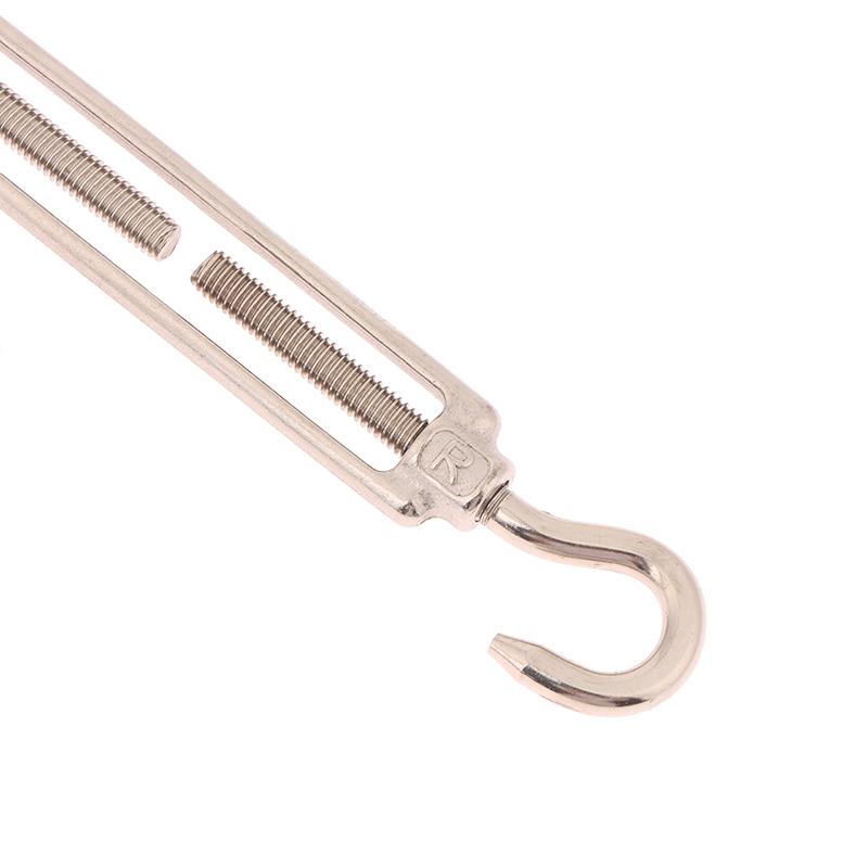 1Pc Oc/Oo/Cc Type M4 M5 M6 M8 Stainless Steel 304 Adjust Chain Rigging Hooks Eye Turnbuckle Wire Rope Tension Device