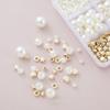 1890pcs 4/6/8/10/12mm Size DIY Bracelet Beads with Gold Beads Crafting Beads  for Necklaces