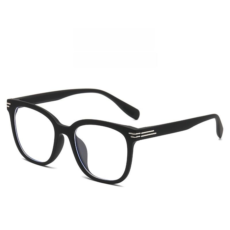 Tr90 Unisex Blue Light Blocking Square Glasses With Resin Frame For Office And Casual Wear