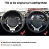 DIY Car Steering Wheel Cover for Lexus NX200t 15-2017 IS200t IS250 IS300 IS350