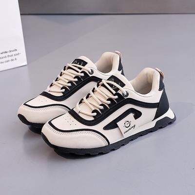 Ins Flat Baseplate Shoes Sports Shoes Women's Spring New Students Lightweight Casual Running Shoes