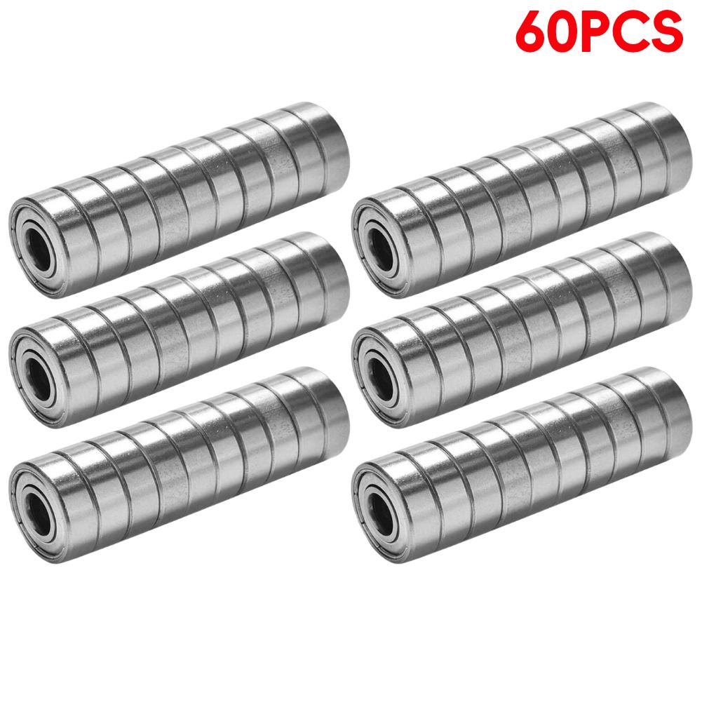 20-100PCS 608ZZ Mini Ball Bearing Deep Groove Ball Bearing 8x22x7MM Double Shielded Miniature Miniature Bearings For Skateboard