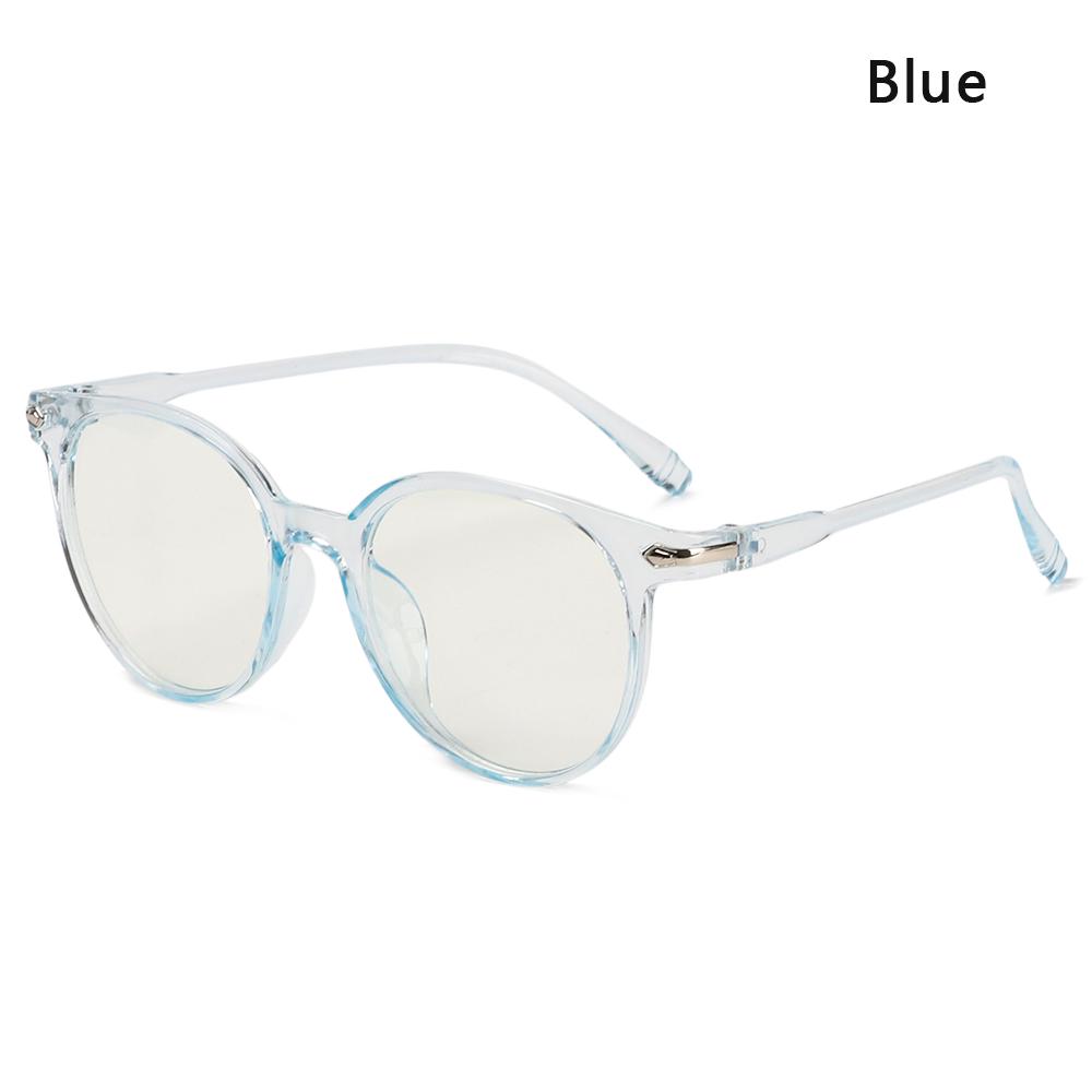 Blue Light Glasses Women PC Frame Resin Lens Anti Blue Light Blocking Radiation Trend Clear Lenses Transparent Optical Spectacle