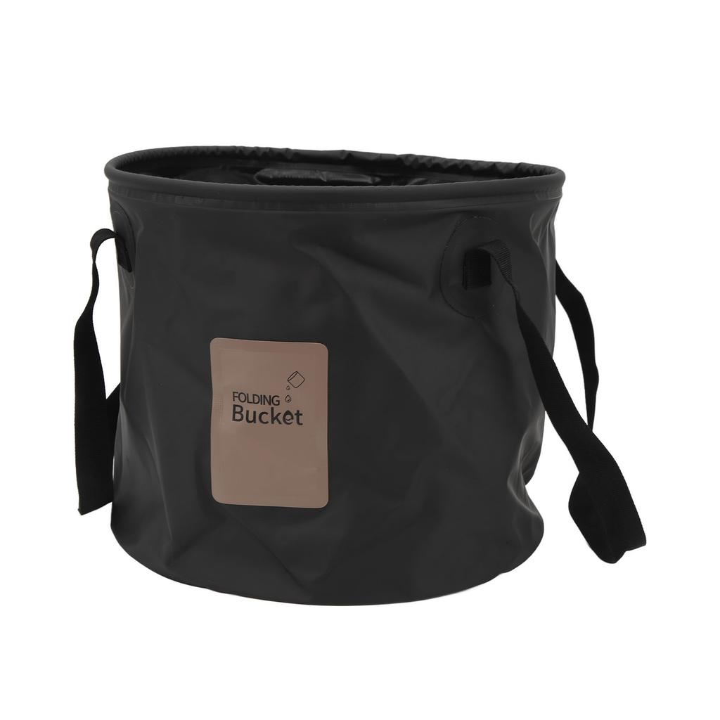 20L Portable Camping Bucket PVC Folding Water Bucket High Capacity Collapsible Container for Outdoor Activities