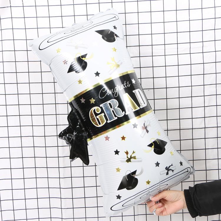 1pcs Cute Smiling Face Doctor Cap Foil Balloons Doctor Hat Balloons Kids Toys Graduation Party Decor