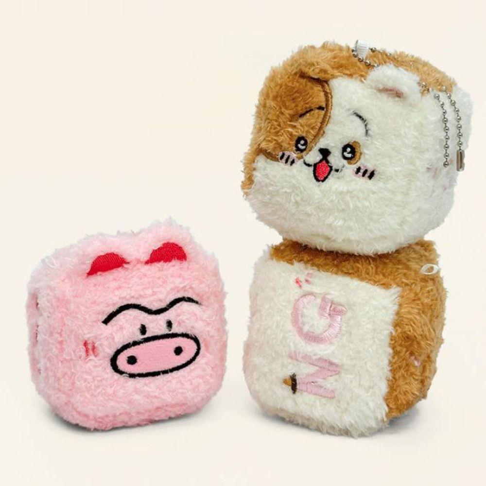 Bag Charm Plush Little Pig Pendant School Bags Plush Pendant Plush Dog Keychain  Small Pendant