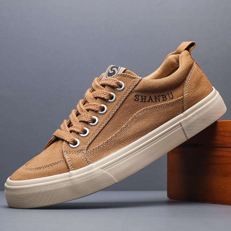 

Модная мужская обувь Удобная парусиновая обувь Дышащие лоферы Мужская обувь для ходьбы Спортивная обувь Мужская трендовая повседневная спортивная обувь SS25855 38 коричневый