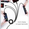 Typ-C auf 3 Micro USB+3 Typ C Ladekabel 1 auf 6 Ladekabel Universelles USB C Kabel Nur zum Laden