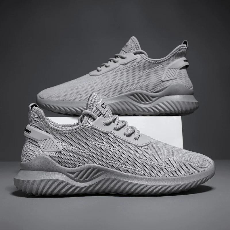 Men's Running Shoes Are Breathable and Lightweight Suitable for Gym Training and Jogging with Cushioned Soles for Daily Exercise