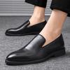 Classic Red Sole Men's Casual Loafers Driving Shoes Fashion Male Flats Breathable Lazy Leather Shoes Wedding Shoes
