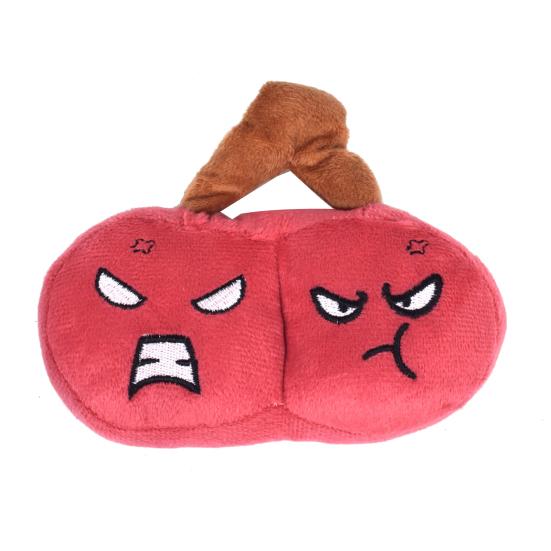 Plush Catnip Toy with Crinkle Paper Fox & Goose Designs Soft Skin-friendly Interactive Cat Toy for Anxiety Relief Solo Play A