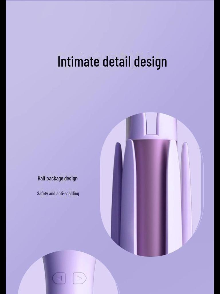 32mm Automatic Curling Iron with Negative Ion Technology - Handheld, Dorm-Friendly, Hair Safe, Big Wave Curler