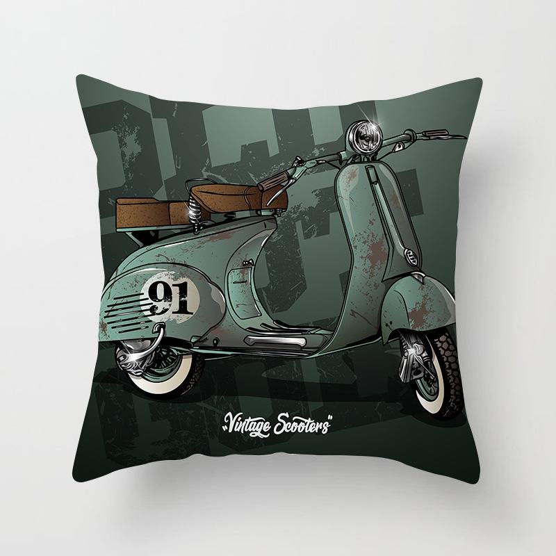 Japanese Ninja Character Digital Single-sided Printing Sofa Pillow Cushion Cover Home