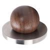 Wooden Handle Mini Coffee Tamper 304 Stainless Steel Coffee Ground Press Coffee Tamper  For Home