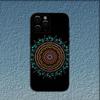 Indian Floral Henna Mandala Phone Case For iPhone 16,15,14,13,12,11,Pro,X,XS,Max,XR,Plus,Mini Soft Black Cover
