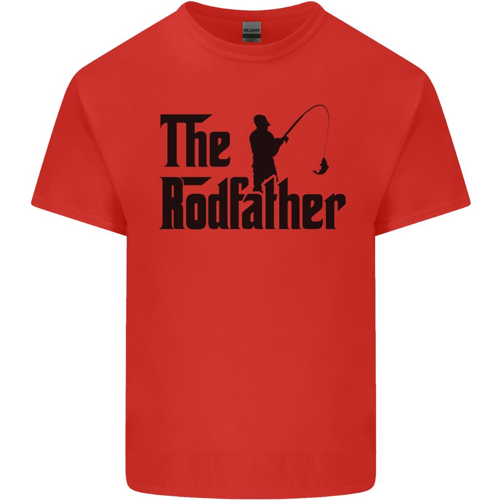 The Rodfather Funny Fishing Rod Father Unisexs Light Cotton TShirt