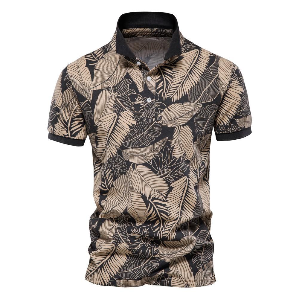 Summer New Supply Printed POLO Shirts In Stock Men's Short-sleeved Lapel T-shirts