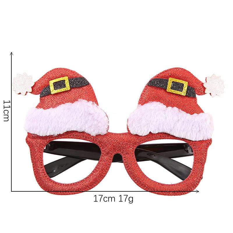Festive Headband Eyeglass Frames: Christmas, Halloween, Valentine's Day & Party Glasses with Santa Claus Design