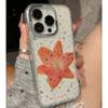 Ins Summer Personalized Flowers for iPhone17 Mobile Phone Case Apple 15/16 Flash Diamond Stars 13 Laser 14 Sets