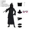 Grim Cosplay Reaper Costume Set Devil Death Performance Outfit Halloween Kids