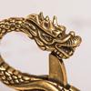 Vintage Kupfer Drachen Figuren Kleine Ornamente Retro Messing Tier Auto Schlüsselanhänger Handwerk Büro Schreibtisch Dekorationen Zubehör