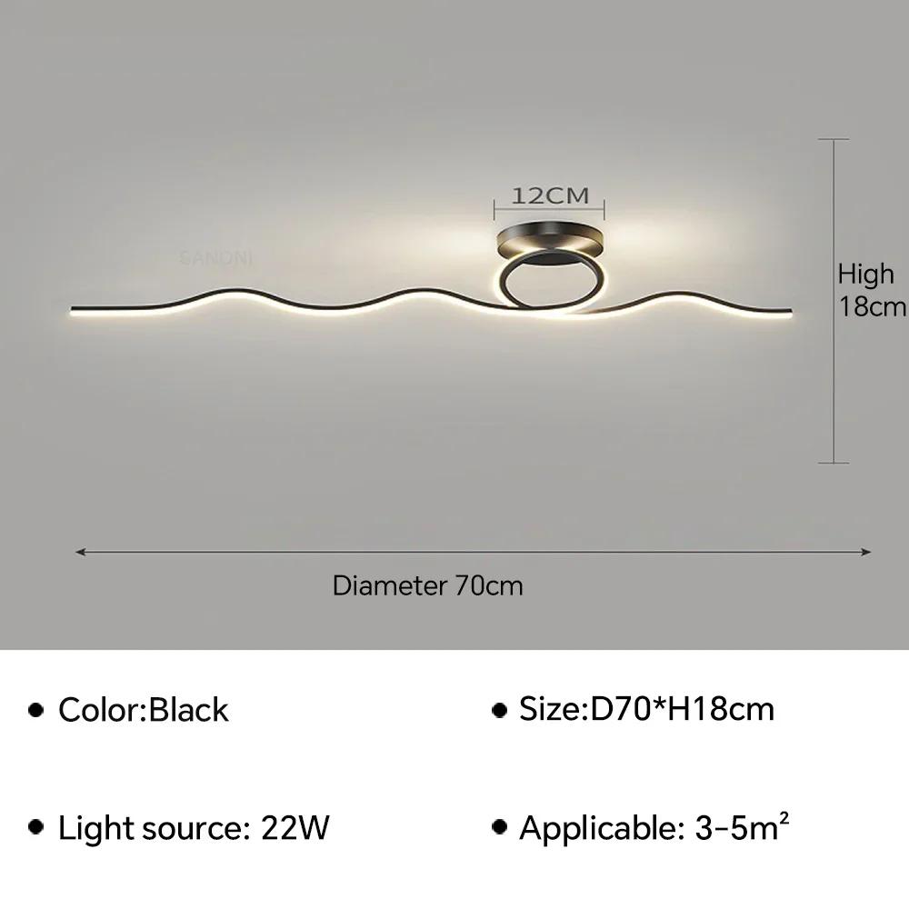 Modern LED Ceiling Lamp for Living Dining Room Bedroom Corridor Ceiling Chandelier Indoor Home Decor Lighting Fixture Luster