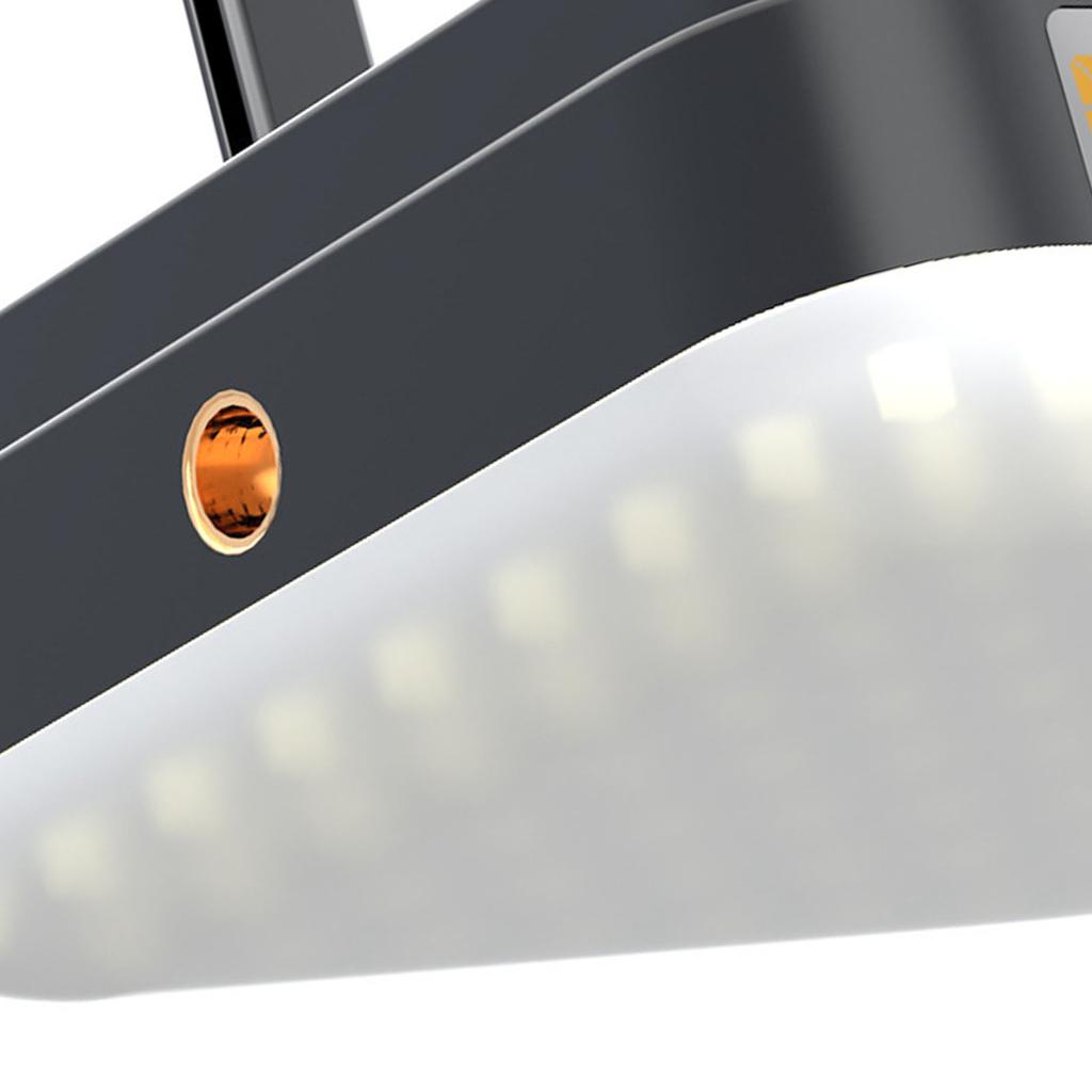 Outdoor Camping Tent Lamp Waterproof Rechargeable LED Camp Light Magnetic Night Light Black