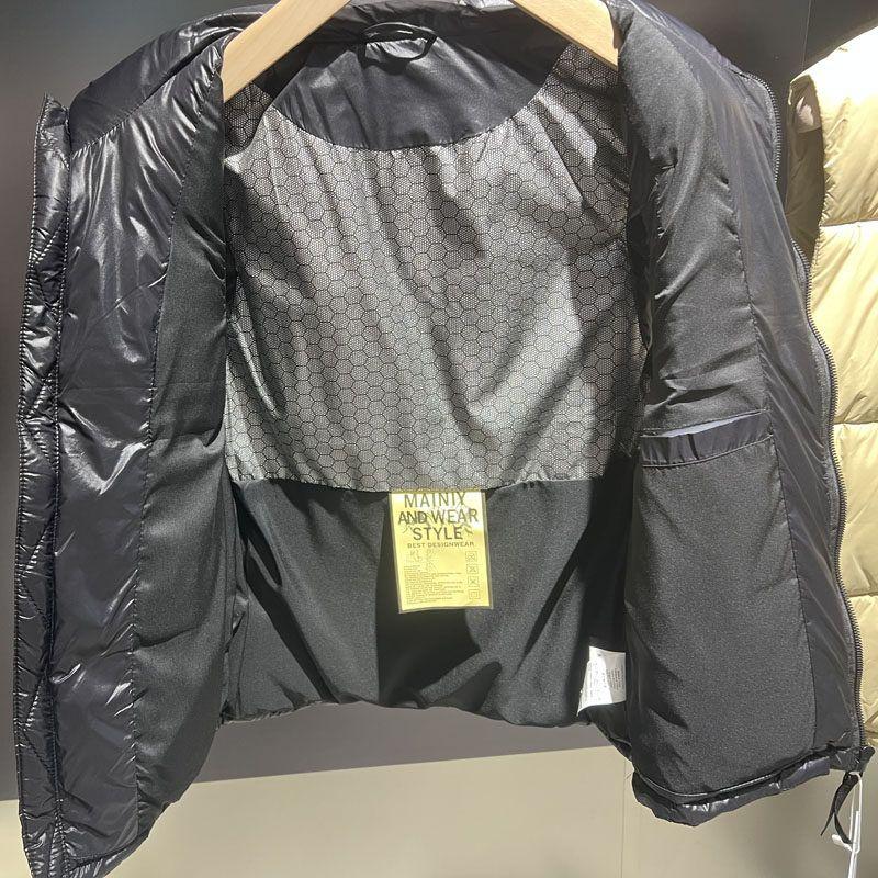 2025 New Style Stand Collar down Cotton Vest for Men, Winter Thickened Warm Vest, Trendy Sleeveless Jacket