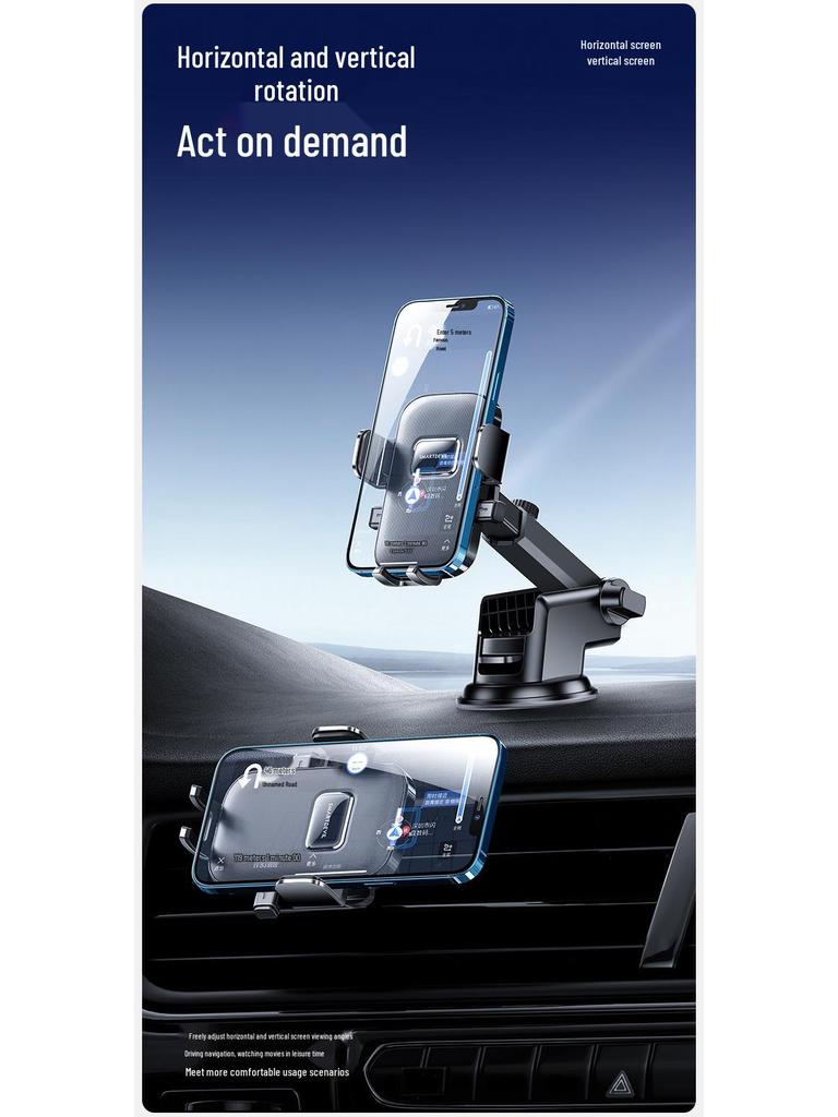 2025 Cross-Border Car Phone Holder with Suction Cup for Trucks and Cars