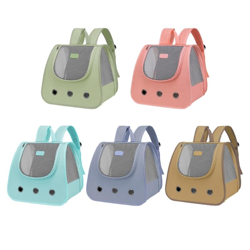 Pet Backpack Cats Carriers Bag Soft Big Capacity with Window Breathable Pet Carriers Sightseeing Bag