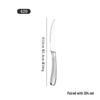 Cross 304 Stainless Steel Star Diamond Tableware Set: Steak Knife, Fork, Spoon, and Teaspoon for Home and Hotel Use
