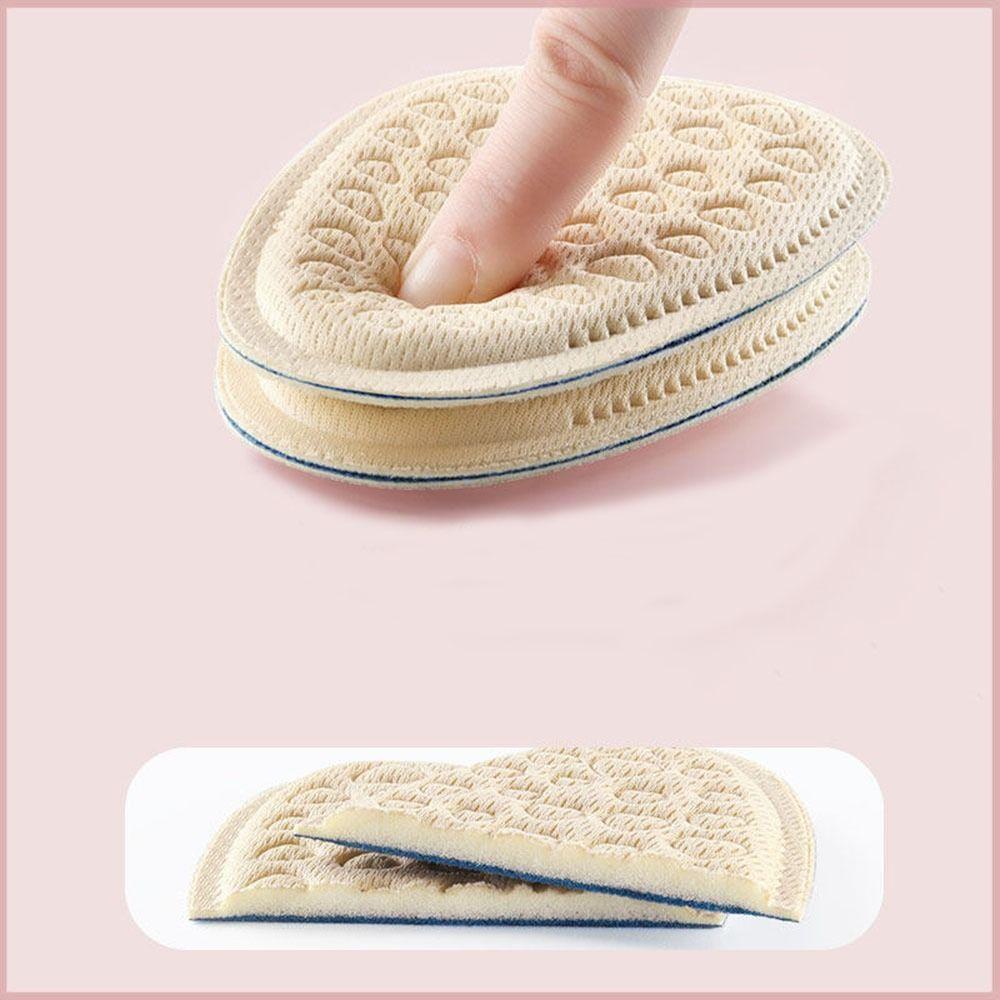Soft Forefoot Pads Shoes Accessories Anti-Slip Comfortable Half Insoles Sweat-wicking Breathable Women Shoe Insoles Foot Care
