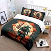 Samurai Art Decor Set Soft Comfortable Duvet Cover Bedding Set Included 1*Duvet Cover & 2*Pillowcases, Gift