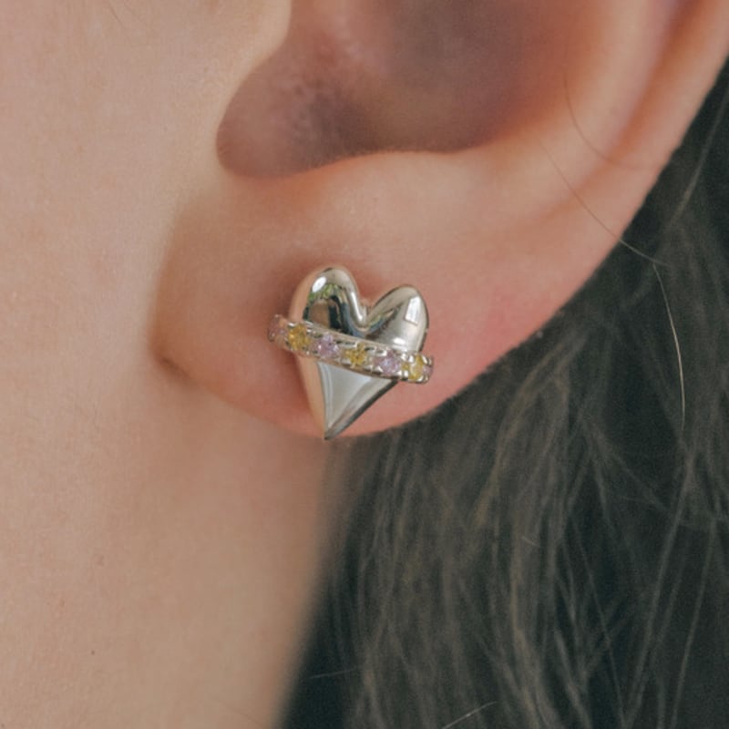 CUD Halo Heart Earring