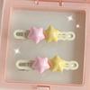 Cute Colorful 3D Star Hair Clips For Girls Sweet Hair Decorate Cartoon Hairpin Hairgrip Barrettes Kids Lovely Hair Accessories