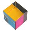 Color Cube Optical 6 Sides Cube Optical Cube Prism for Tabletop Ornaments Educational Toys Physics Toys 50mm