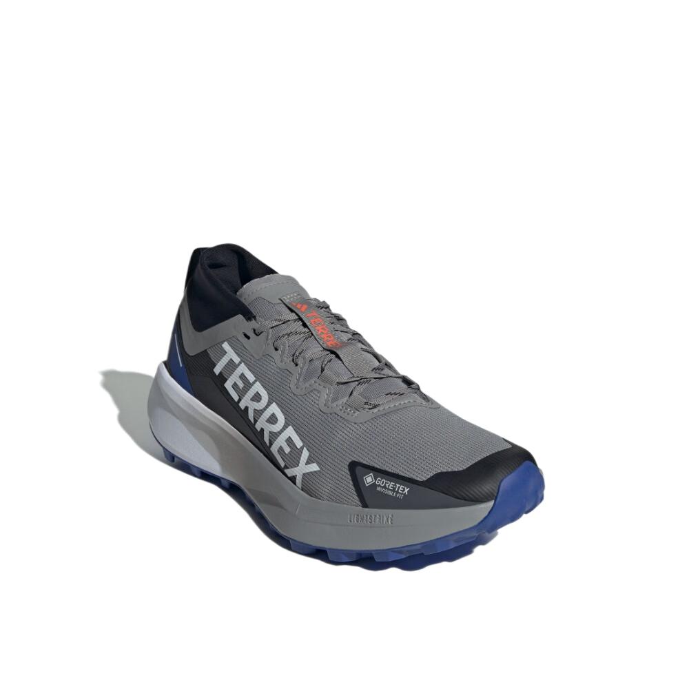 Adidas Agravic GORE-TEX Comfortable Low-Top Running Shoes Men Sneakers Gray Blue IH3773