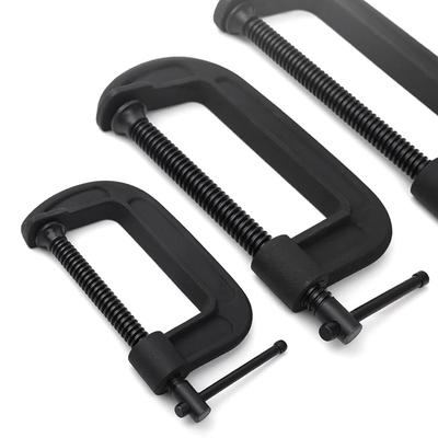 Heavy Duty Thick C-type Clamp 1Pcs Wood Working G Clamps Fast Metal Powerful Clamp Fixing Clamp 2 3 4 5 6 8 10 12 Inch