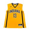 X NBA Collaboration Pacers George Fashion Comfortable Soft Skin-Friendly Basketball Jersey Unisex Jerseys Yellow 7818A-3A6-ANR2511