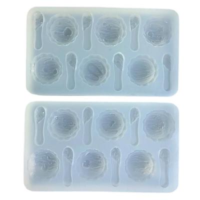 Molde de Silicona DIY para Manualidades Bola de Helado Moldes de Epoxi Suministros para Hacer Joyería