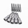 6mm-19mm x 65mm Magnetic Socket Nut Driver Impact Adapter Drill Bit 1/4" Hex Automobiles Parts Accessories