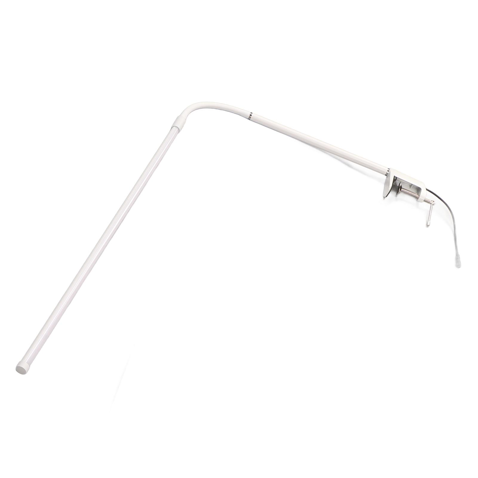 

Светодиодная настольная лампа-клипса, вращающаяся на 350 градусов, гибкая гусиная шея, регулируемая по 3 температурам цвета, лампа для красоты EU Plug