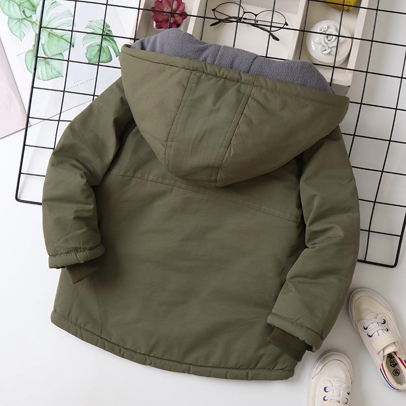Padded And Thickened Boy's Cotton Clothes Children's Cotton Clothes Cotton Jacket Winter Children's Cotton Clothes