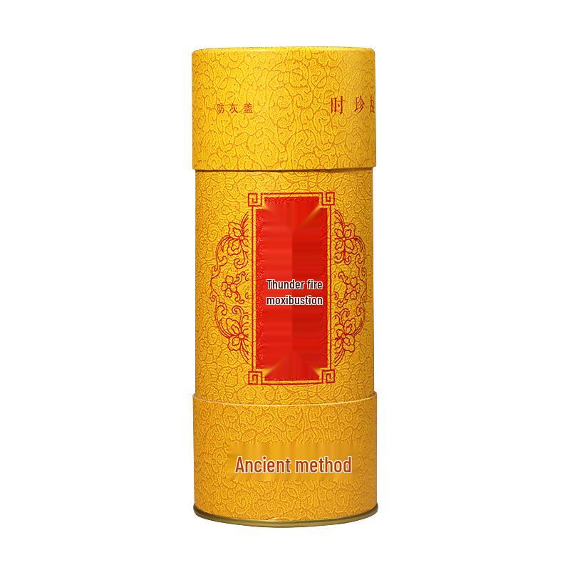 8cm Three-Year Aged Moxa Stick - Thick Pure Moxa Floss for Home Moxibustion Therapy