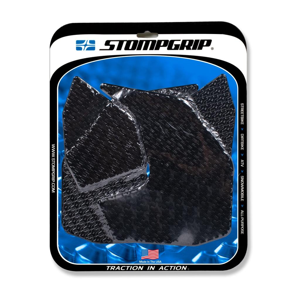 STOMPGRIP Traction Pad Tank Kit Black ICON FZ09/MT09 14-20 55-14-0092B
