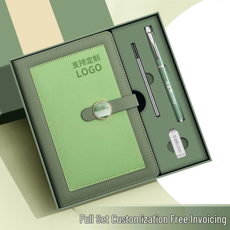 Custom High-End A5 Business Diary & Stationery Gift Set with Logo