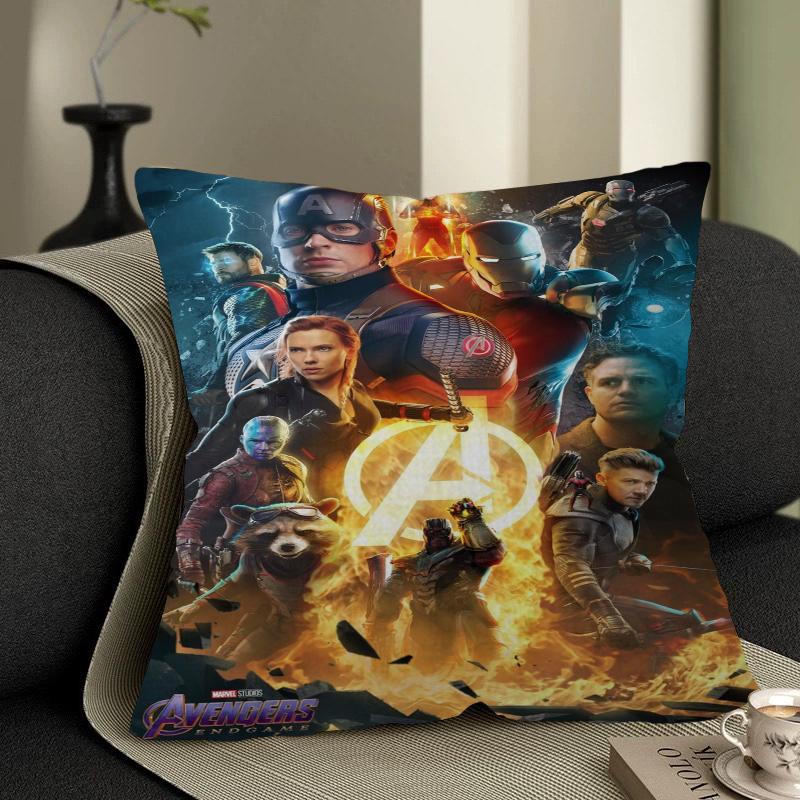 Marvel Wall Art Personalized Pillow Cover Kids Bedroom Wild Party Decor Pillowcase Kid Birthday Shower Gift
